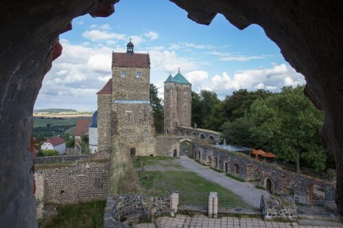 Blick auf die Burg Stolpen