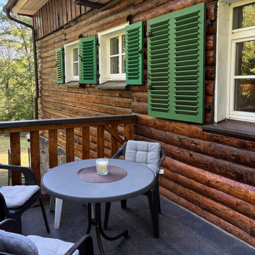Balkon an der Küche - Erdgeschoss