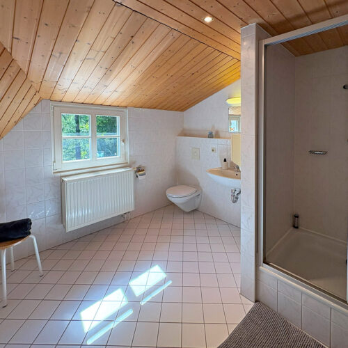 Großes Bad mit Dusche und WC - Obergeschoss