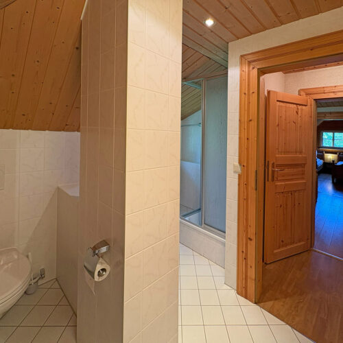 Kleines Bad mit Dusche und WC - Obergeschoss