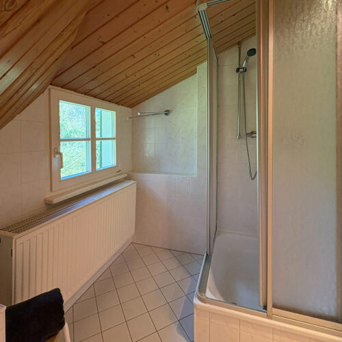Kleines Bad mit Dusche und WC - Obergeschoss