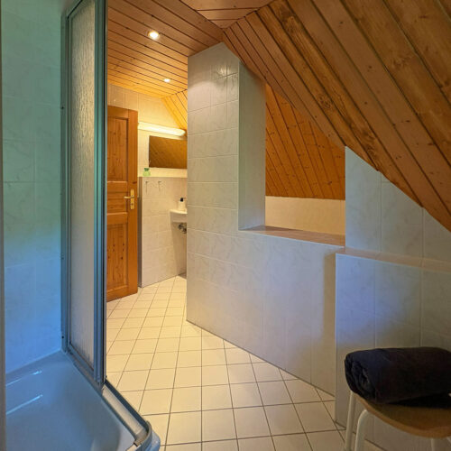 Kleines Bad mit Dusche und WC - Obergeschoss